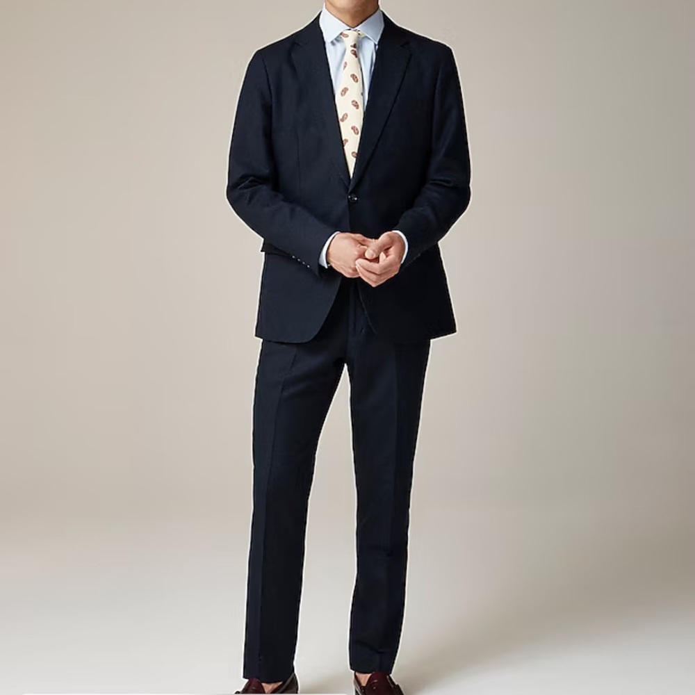 J. Crew Men's Navy Two-Piece Suit